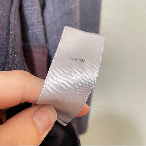 Logo Lori Goldstein Grey Open Front Cardigan Sweater Womens L Waterfall Preppy - Picture 7 of 10